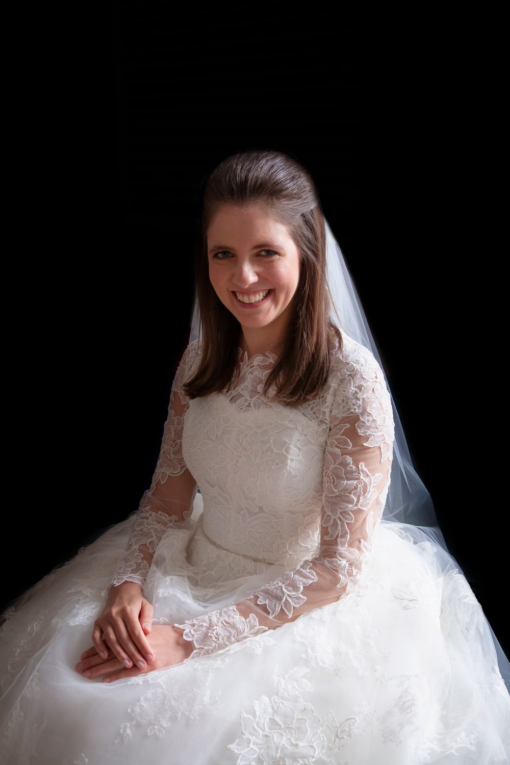 Used Anne Barge Ball gown Wedding Dress