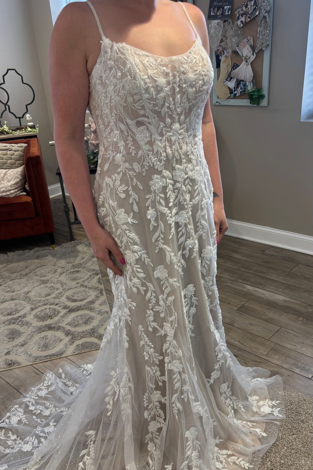 Never Worn Maggie Sottero Lina Wedding Dress