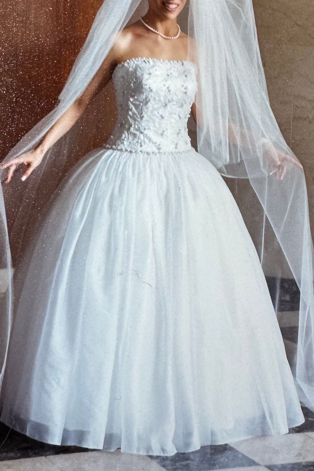 Henry Roth Strapless Princess Style 0