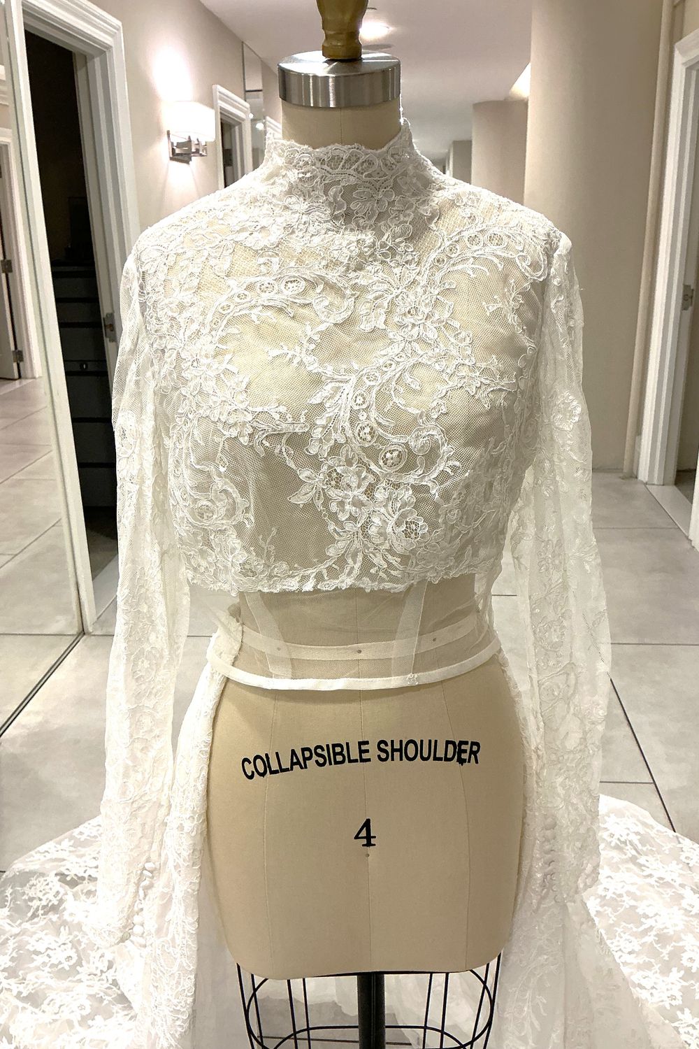 Allure Couture C749 with Detachable Train and Jacket 8