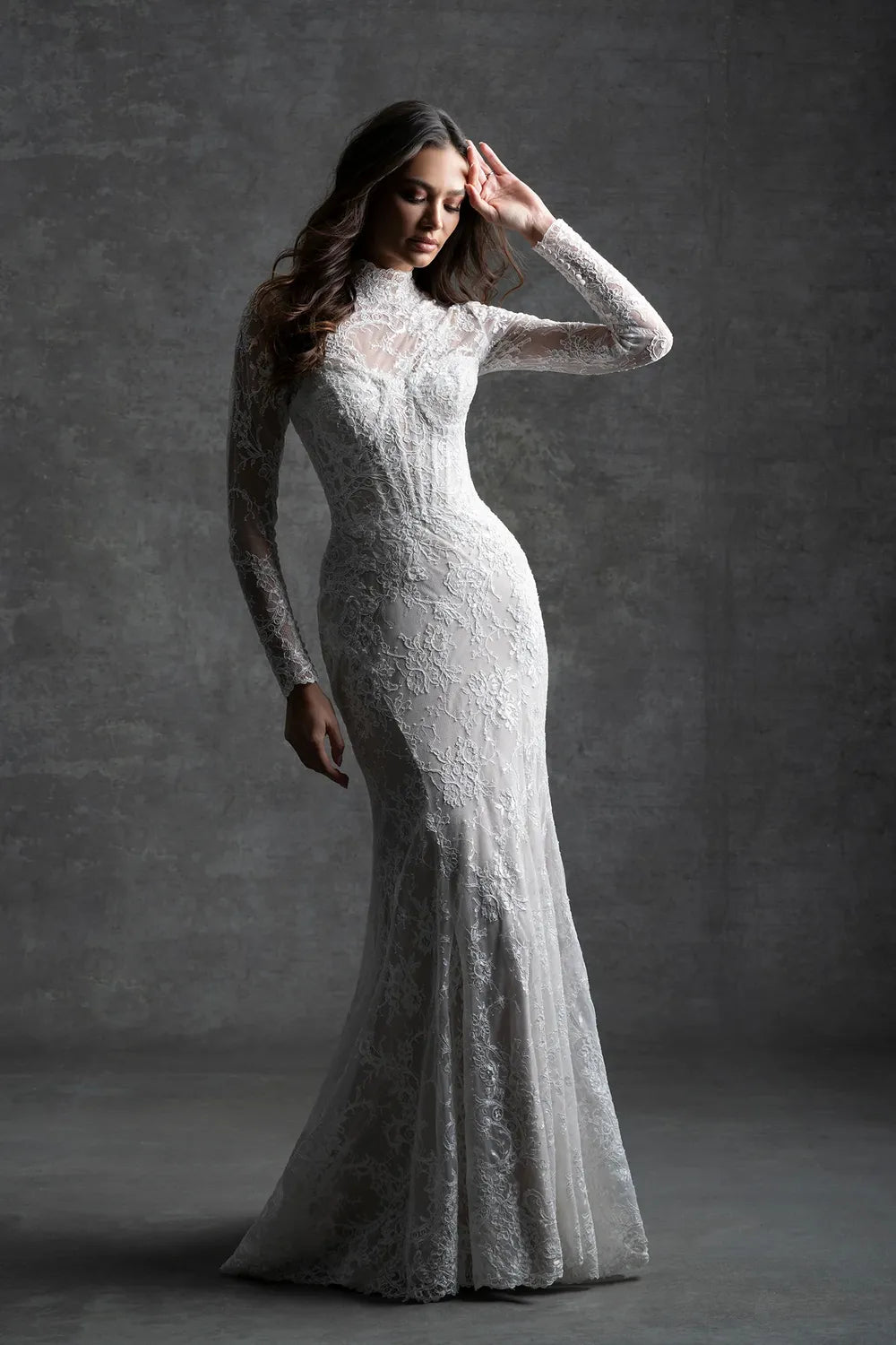 Allure Couture C749 with Detachable Train and Jacket 2