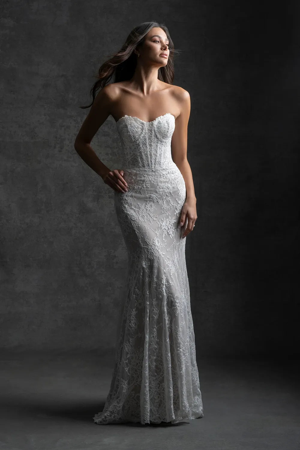 Allure Couture C749 with Detachable Train and Jacket 3