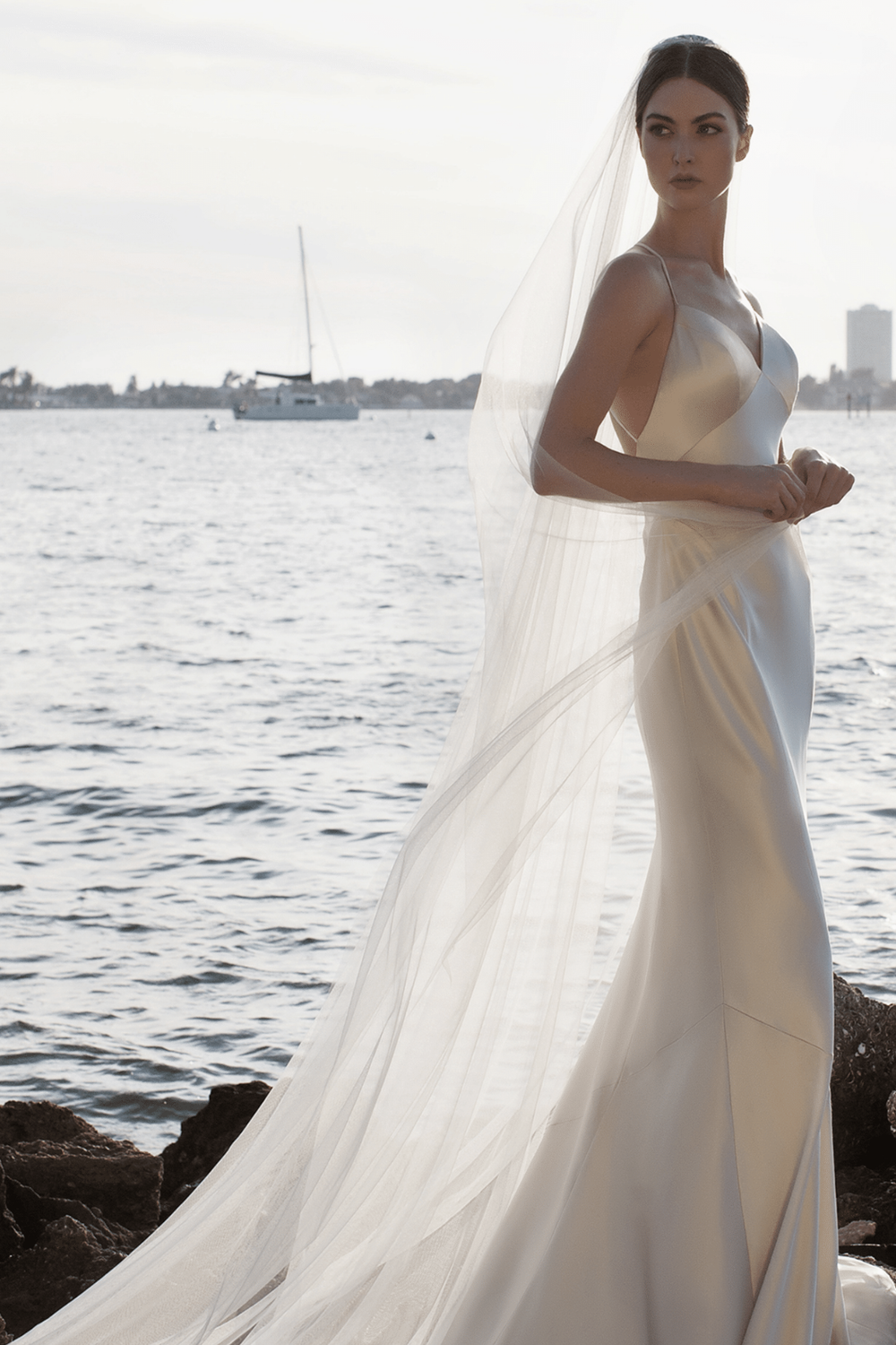 Paloma Blanca P5150 with Veil 8