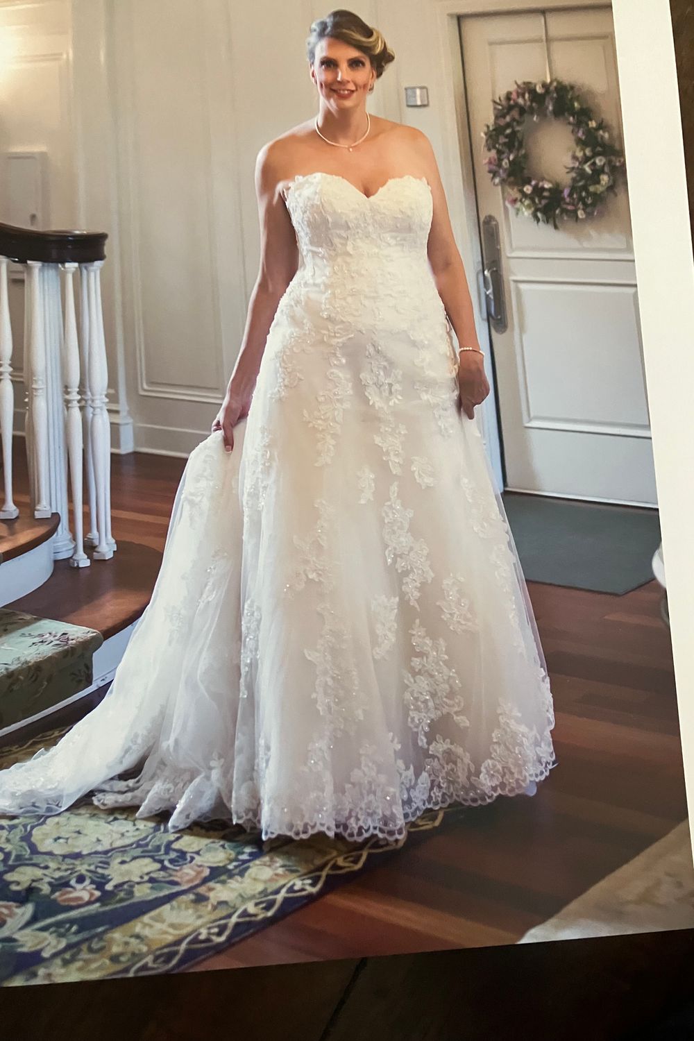 Demetrios Strapless Sweetheart Neckline 6