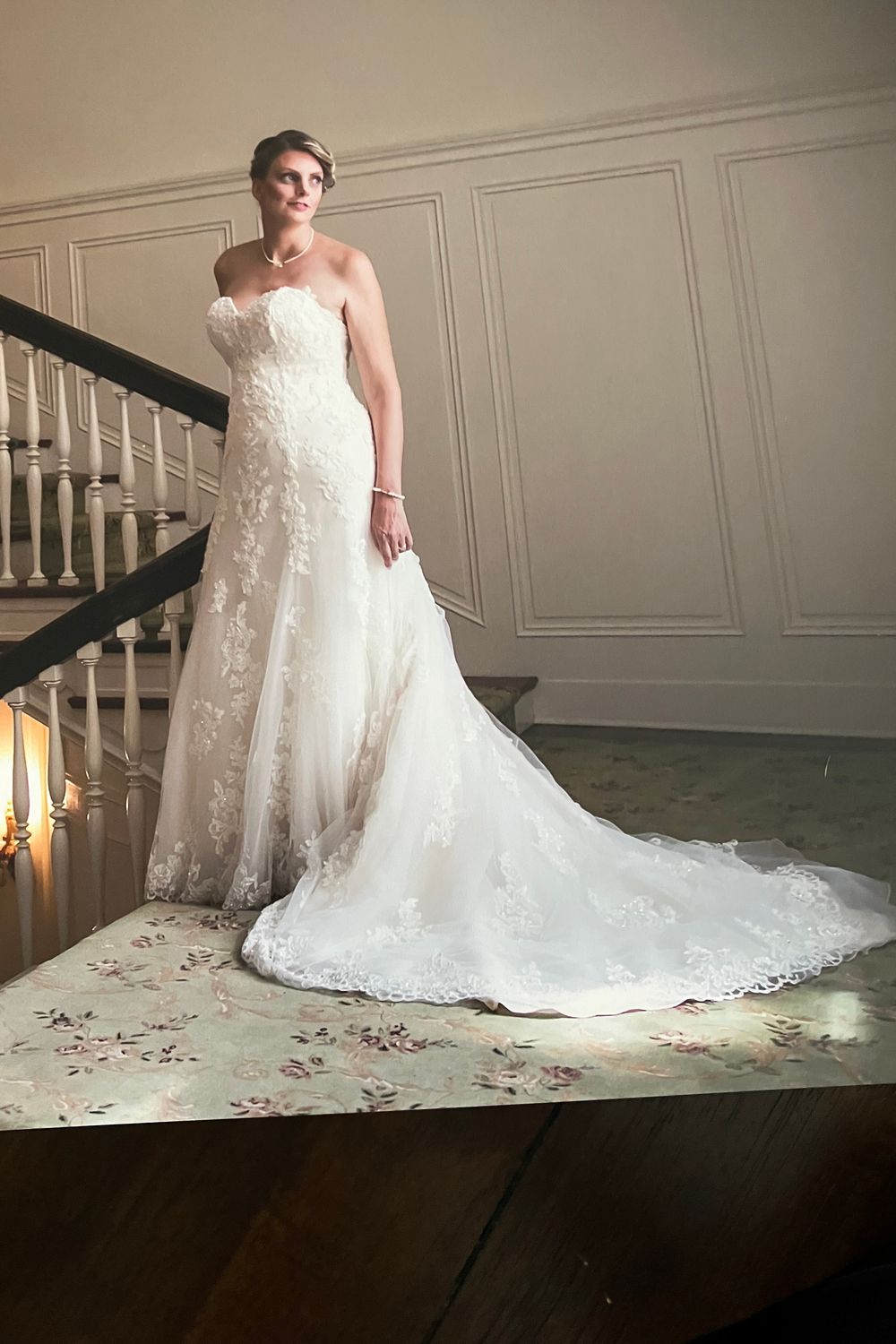 Demetrios Strapless Sweetheart Neckline 5
