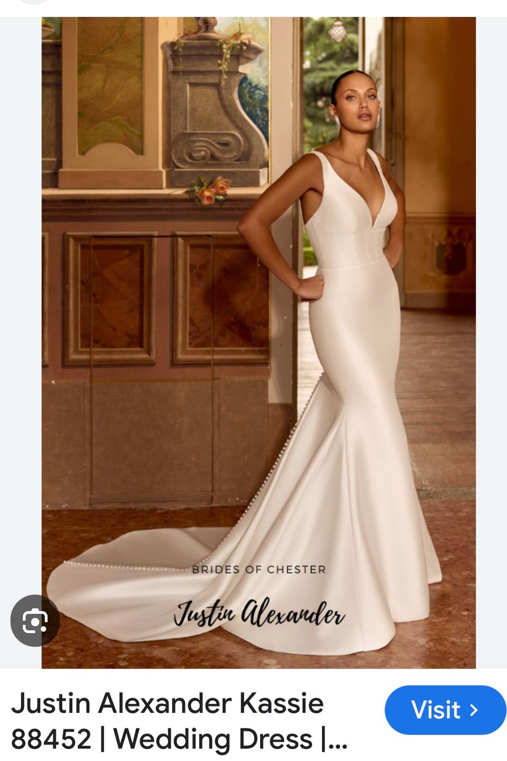Never Worn Justin Alexander Kassie Wedding Dress