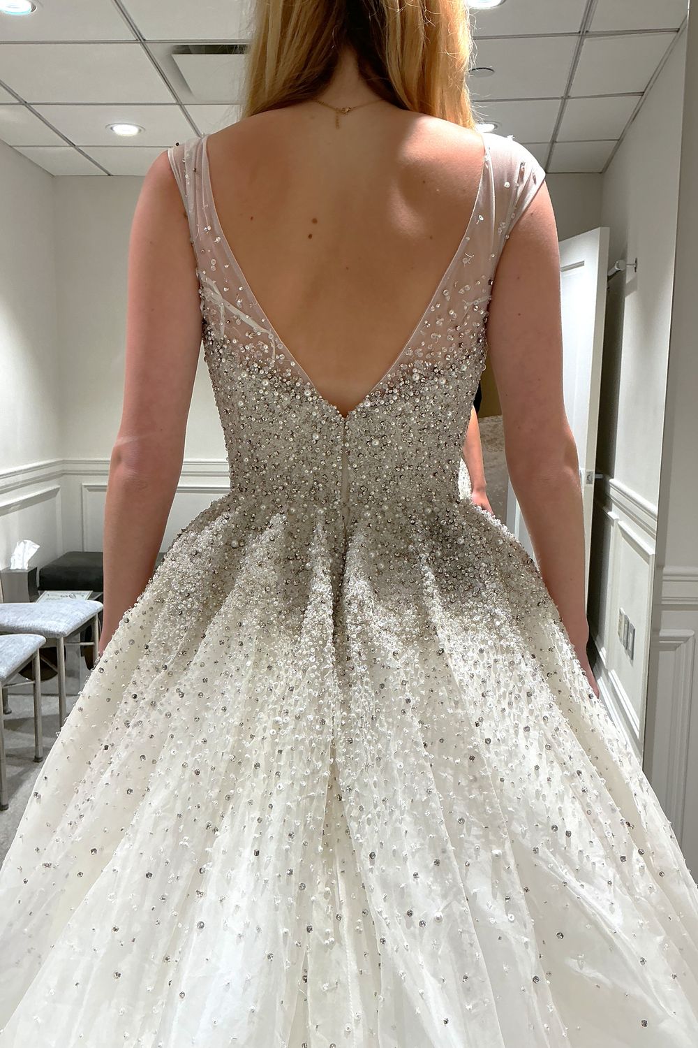 Philippa Lepley Embellished Tulle Ballgown Dress 3