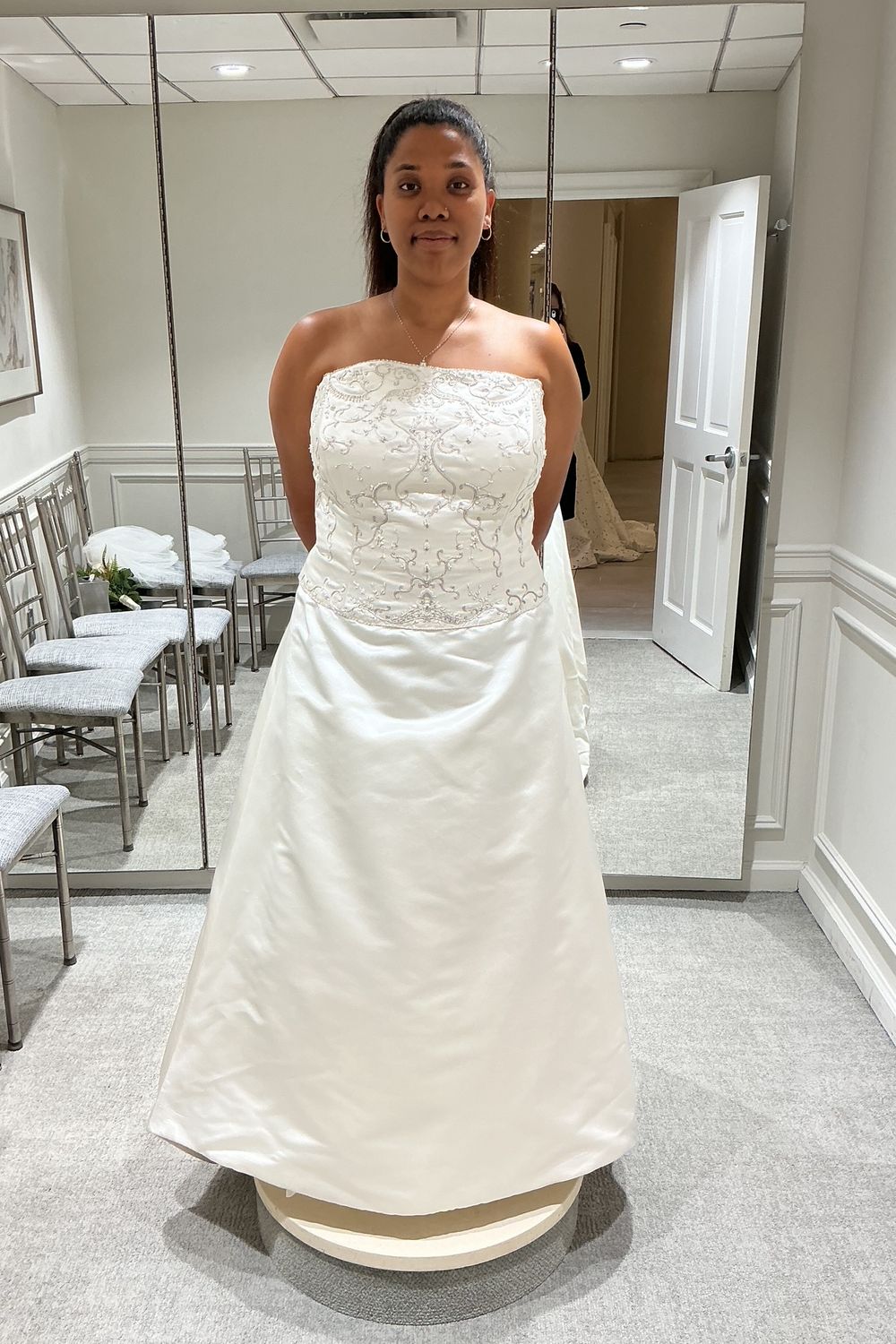 Lazaro 3361 with Veil and Petticoat 1
