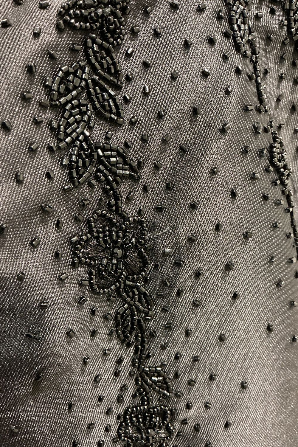 Stephen Yearick A-Line Black Dress with Shawl 8