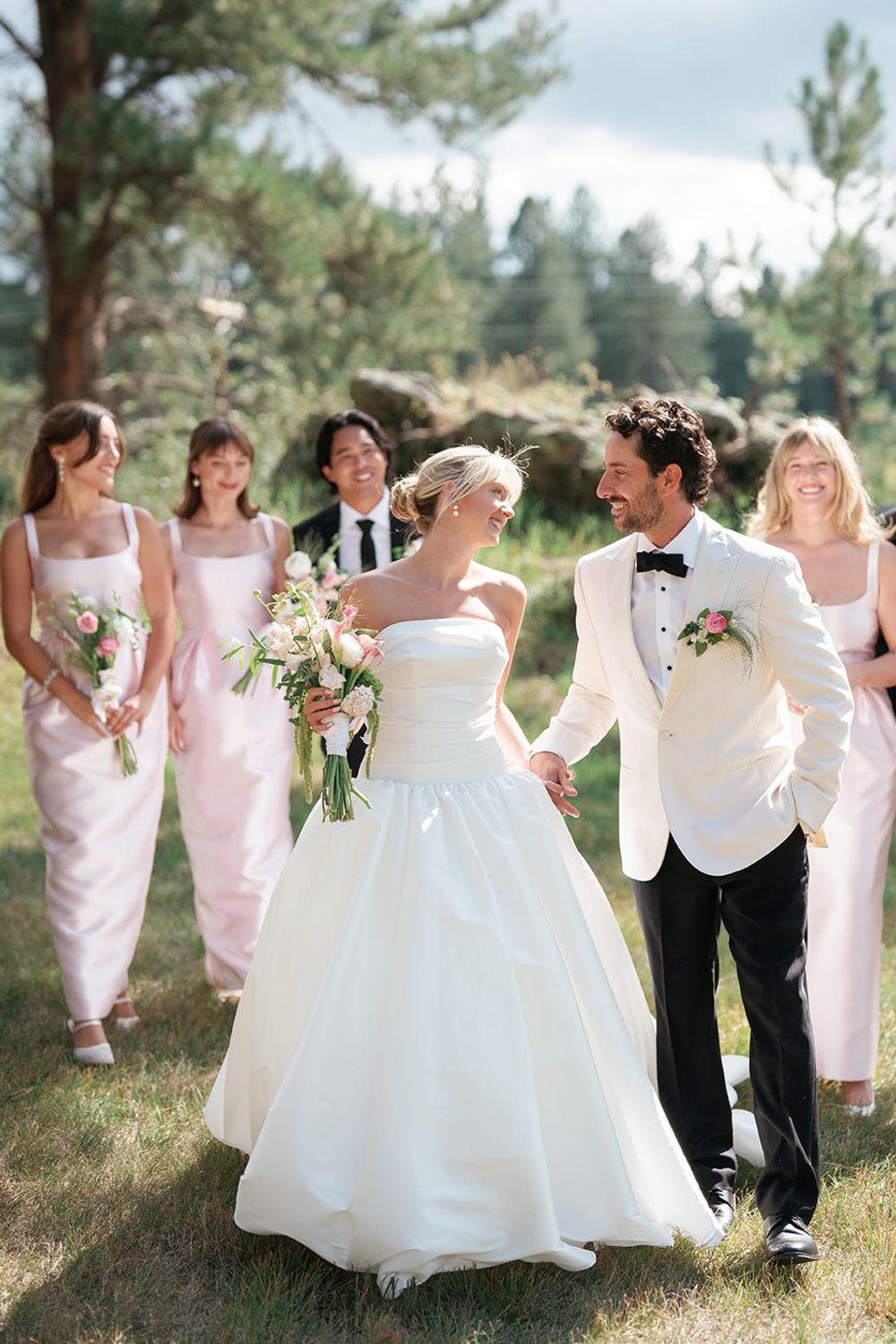 Jenny Yoo Charlotte Strapless Drop-Waist Wedding Gown 2
