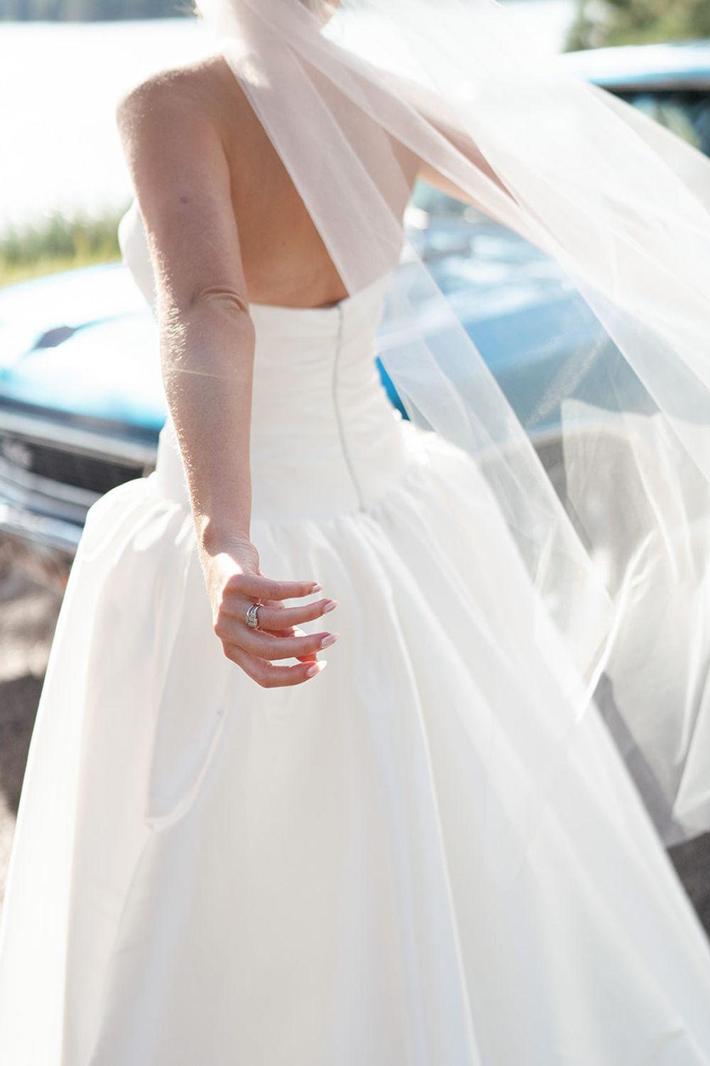 Jenny Yoo Charlotte Strapless Drop-Waist Wedding Gown 6
