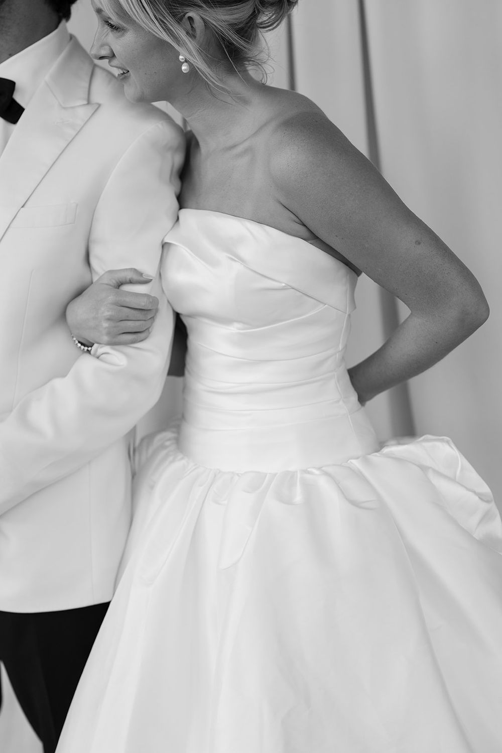 Jenny Yoo Charlotte Strapless Drop-Waist Wedding Gown 3