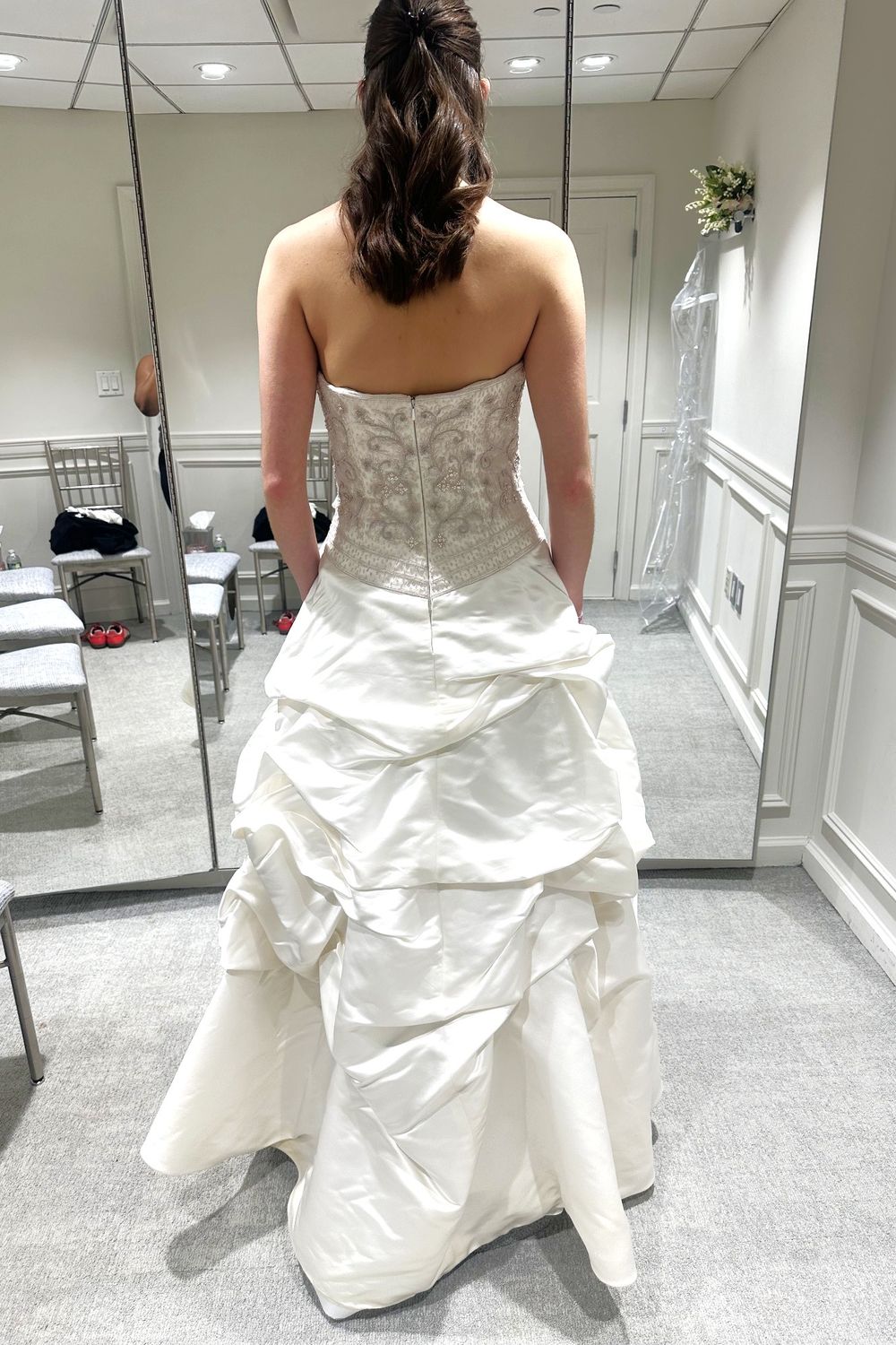 Anne Barge Beaded Silk Gown 1