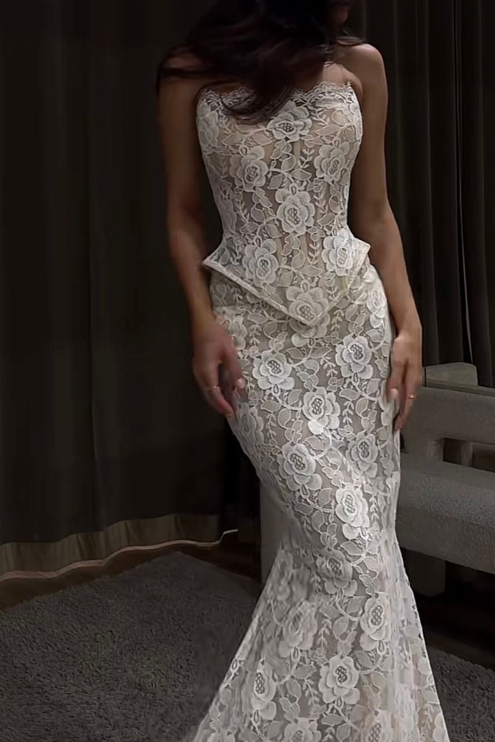 Galia Lahav Finesse with overskirt 1