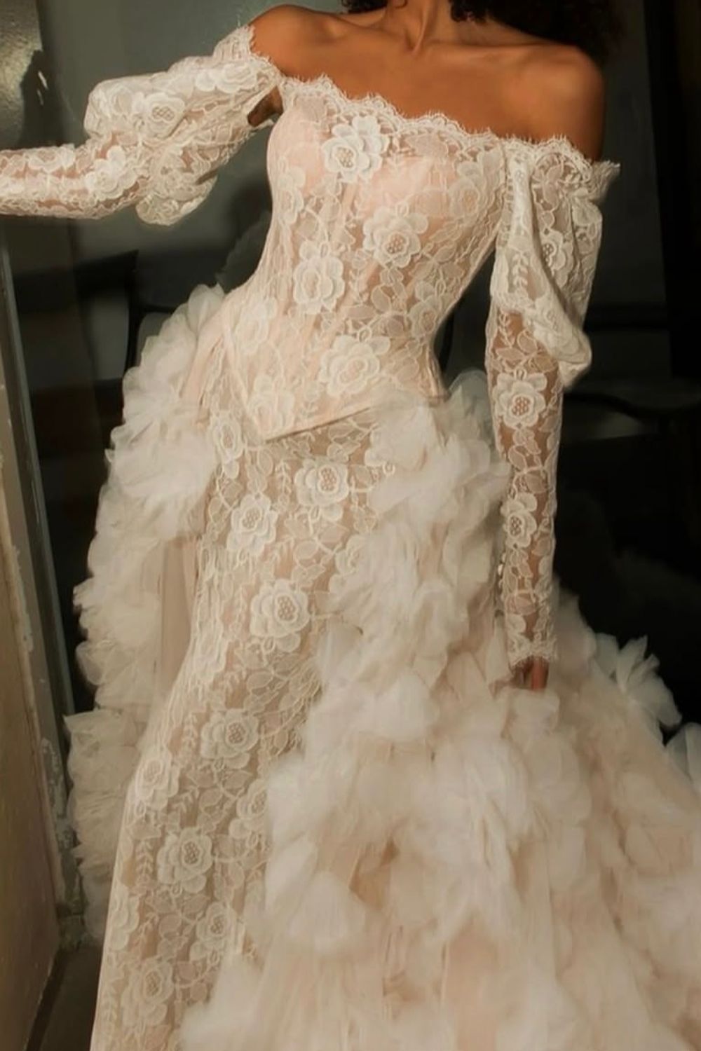 Galia Lahav Finesse with overskirt 0