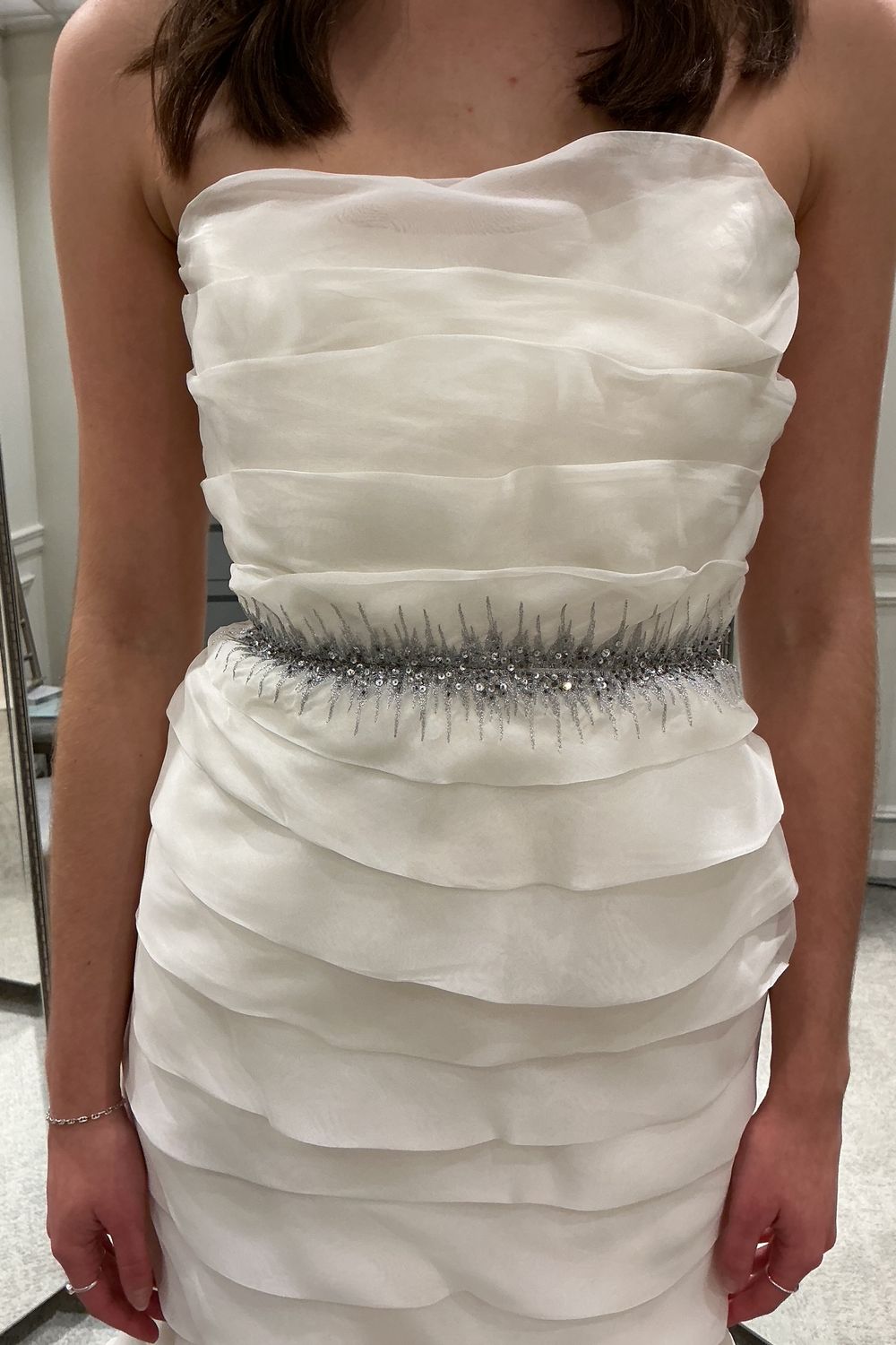 Roland Nivelais Strapless Evening Dress 2