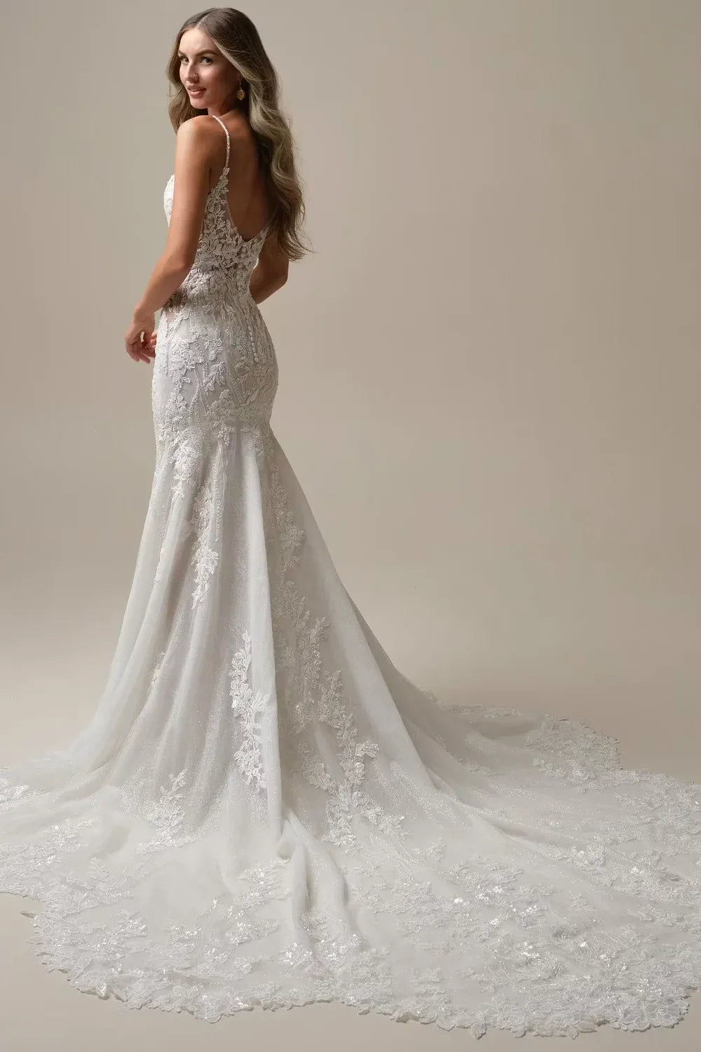 Maggie Sottero Lina with Veil and Overskirt 1