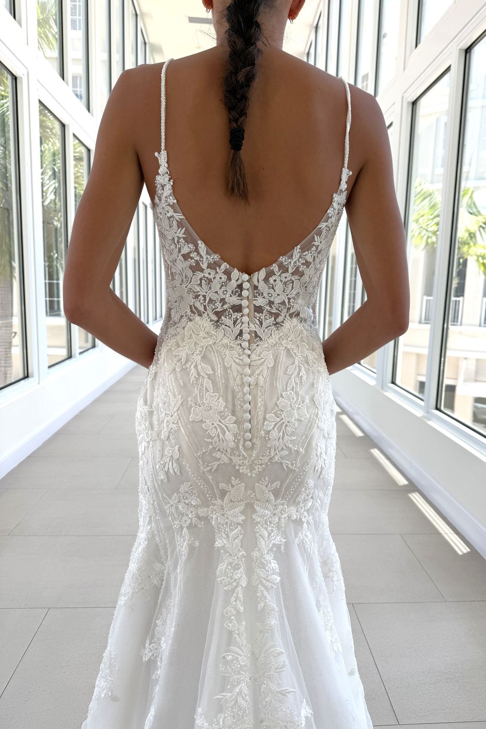 Maggie Sottero Lina with Veil and Overskirt 11