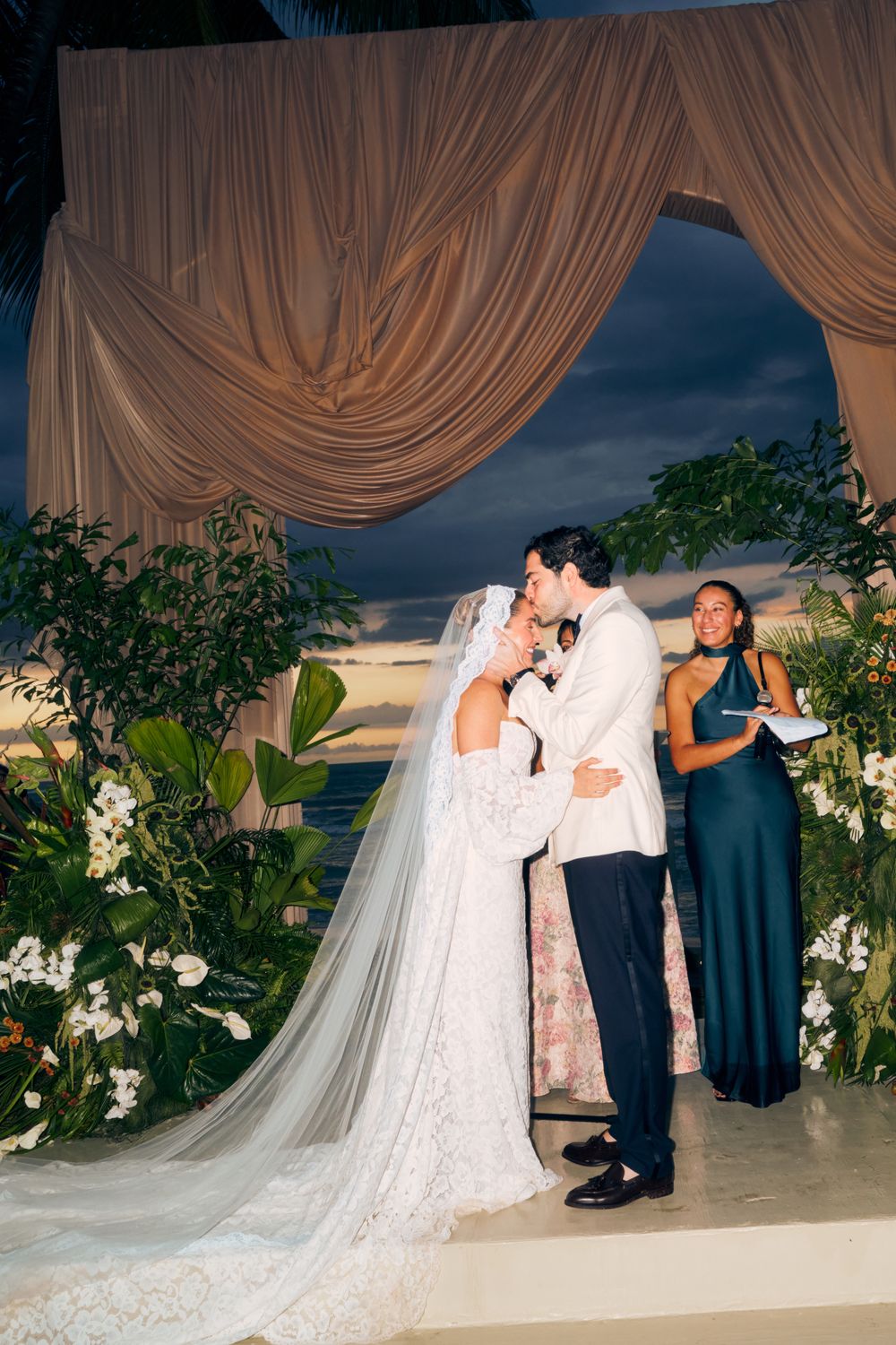Pnina Tornai Dress, Cape & Veil 7