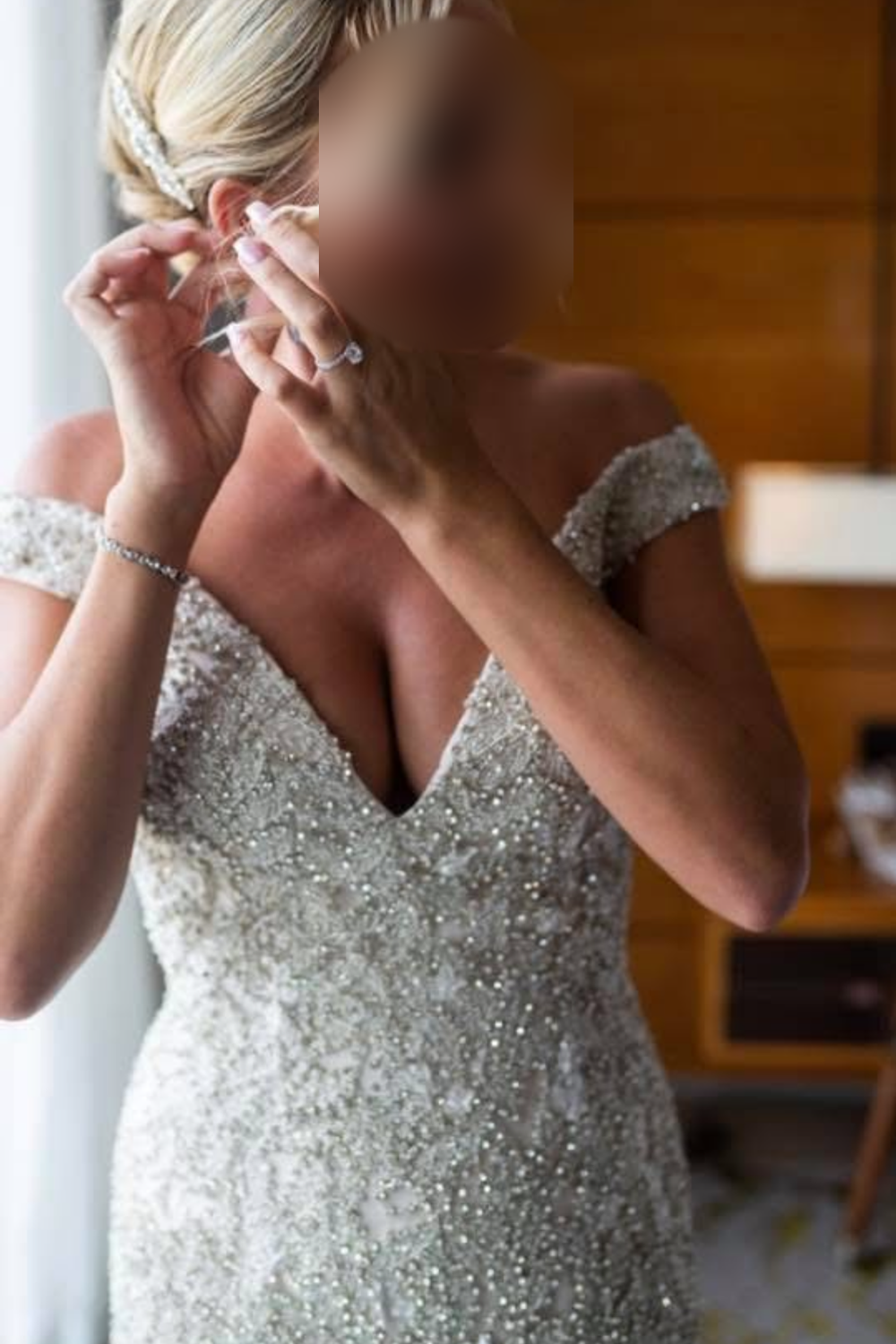 Stephen Yearick Mermaid Dress with Veil 2