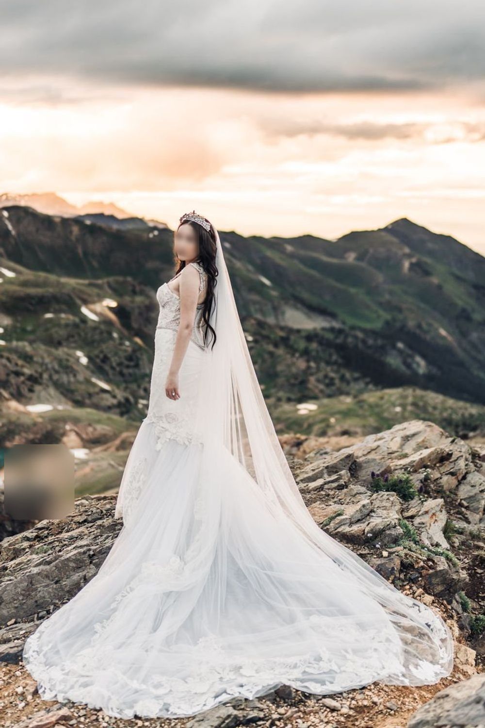 Netta BenShabu CUSTOM w/2 Skirts, Veil & Crown 7