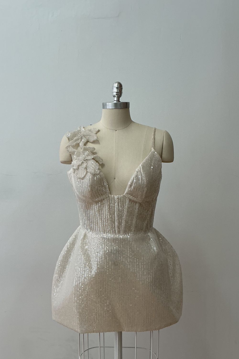 netta benshabu mini dress Sample Ellie-Mini Wedding look dress with strong SHEIN Floral Ruffle Hem launchdate:4/6/2022 Color:66#-Light Blue