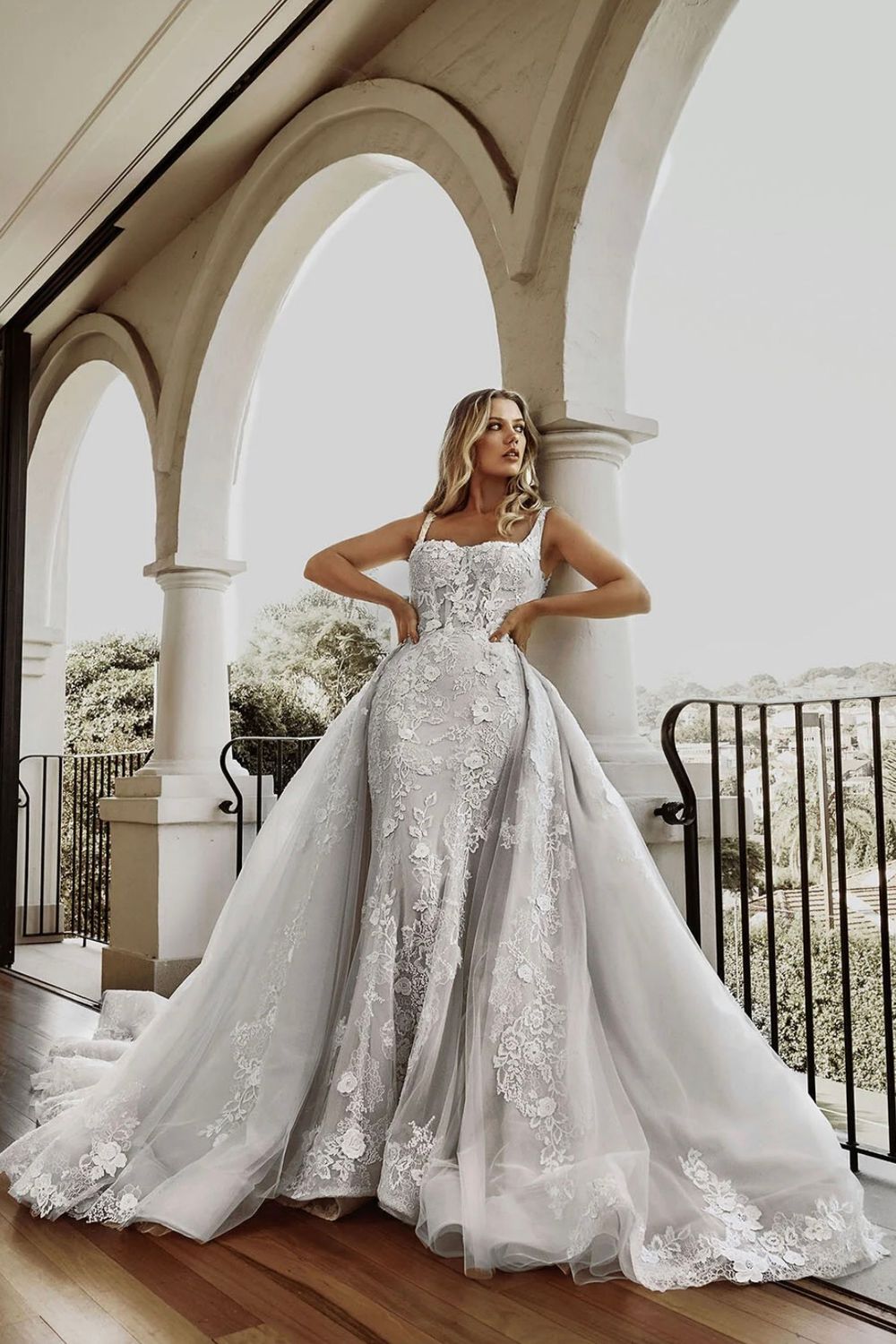 Blanche Bridal ESMEE with Overskirt 1