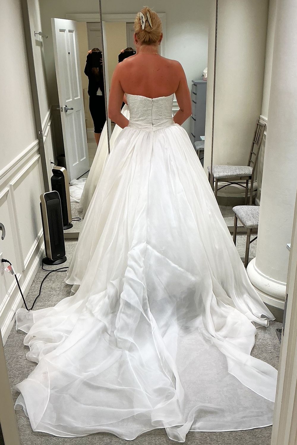 Tony Ward Couture Ballgown Dress with Veil and Corset 8