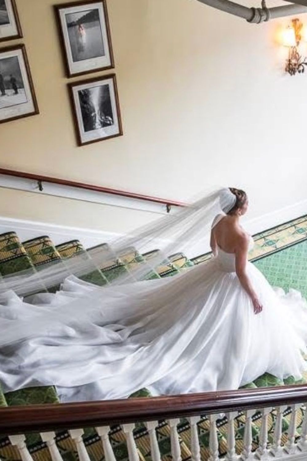 Tony Ward Couture Ballgown Dress with Veil and Corset 3