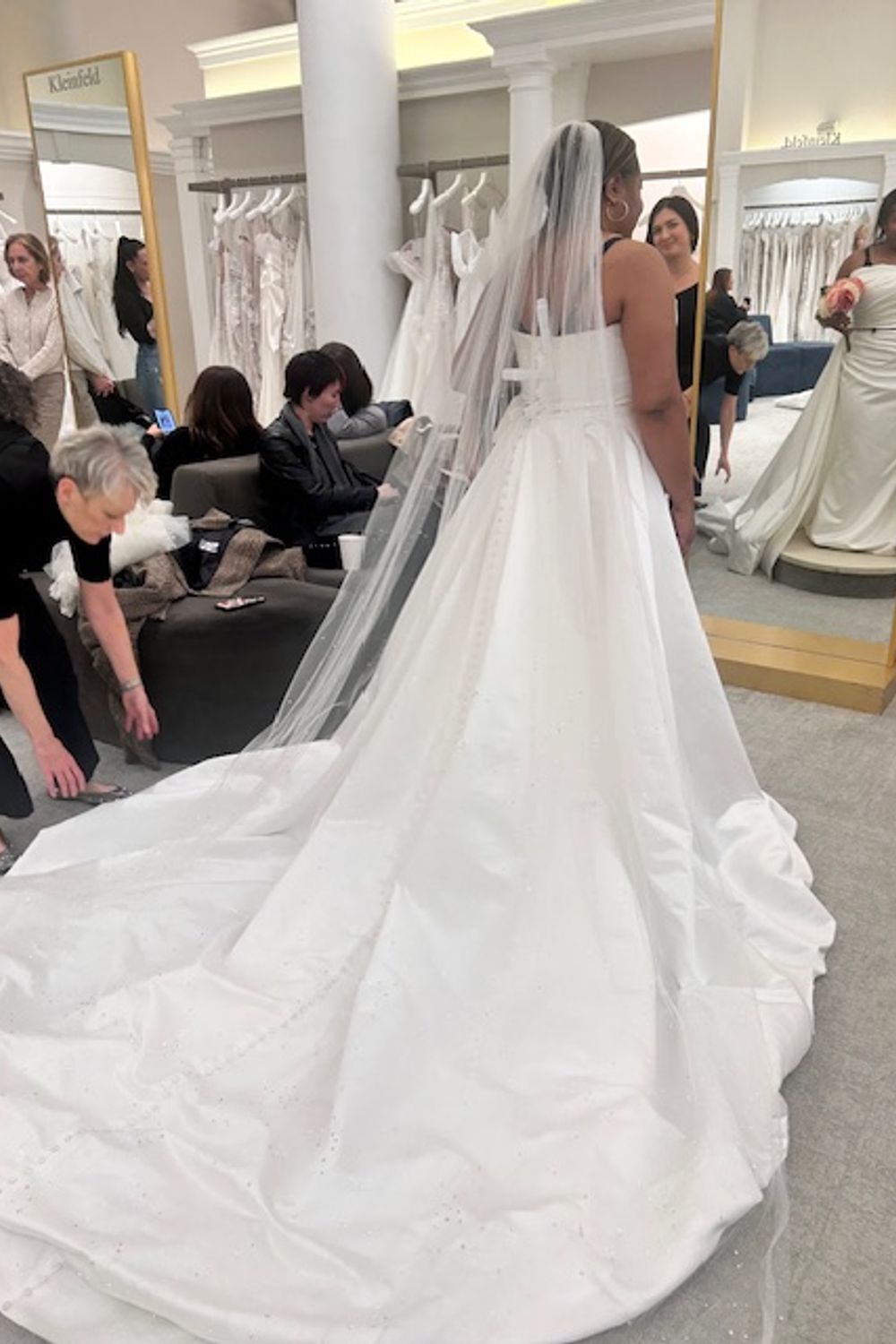 Essense of Australia D3705 with Detachable Overskirt 2
