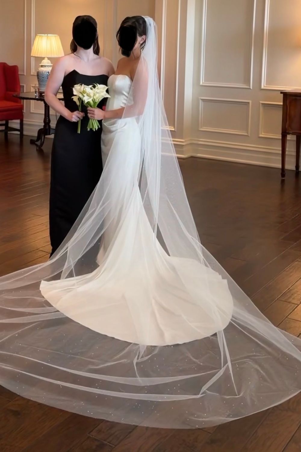 Pnina Tornai Dewdrop Crystal Cathedral Veil 5