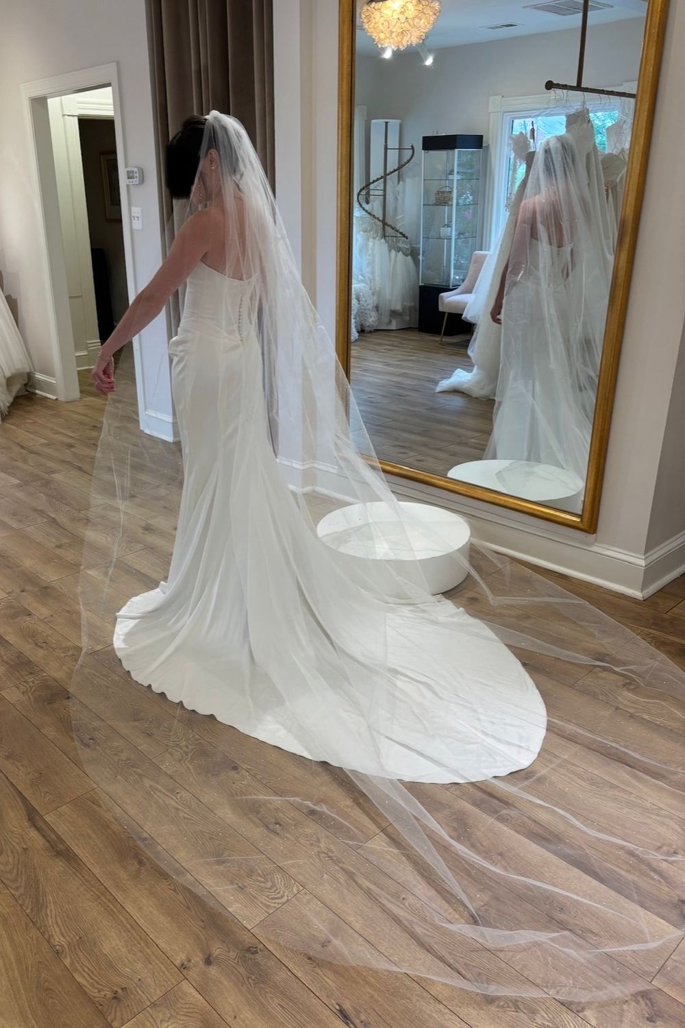 Pnina Tornai Dewdrop Crystal Cathedral Veil 3