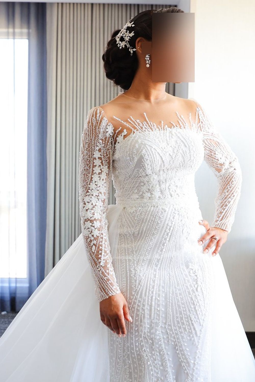 Tony Ward STACEY with Veil and Overskirt 11