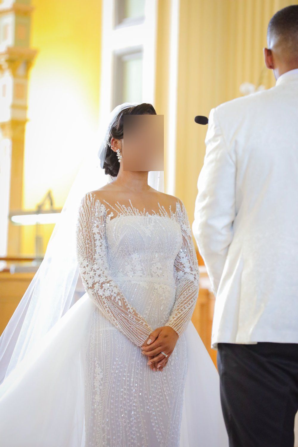 Tony Ward STACEY with Veil and Overskirt 5