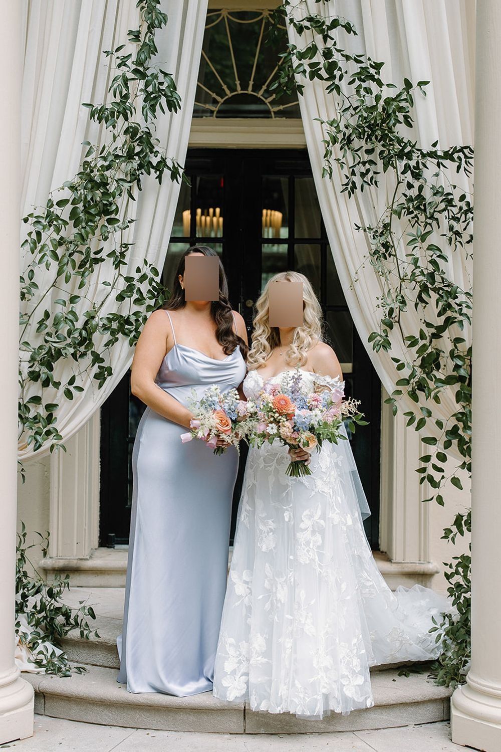 Monique Lhuillier Celestina with Veil 11