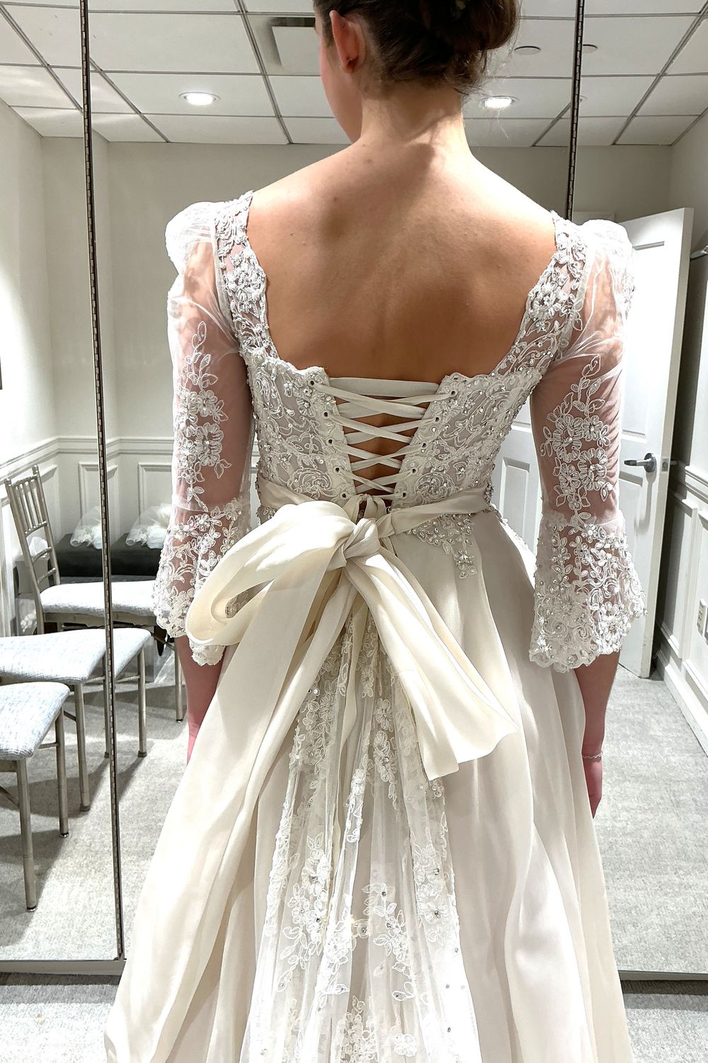 Pnina Tornai Custom Ballgown with Veil 11