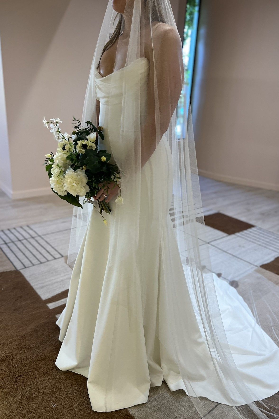 Never Worn Sarah Seven Mercury Wedding Dress
