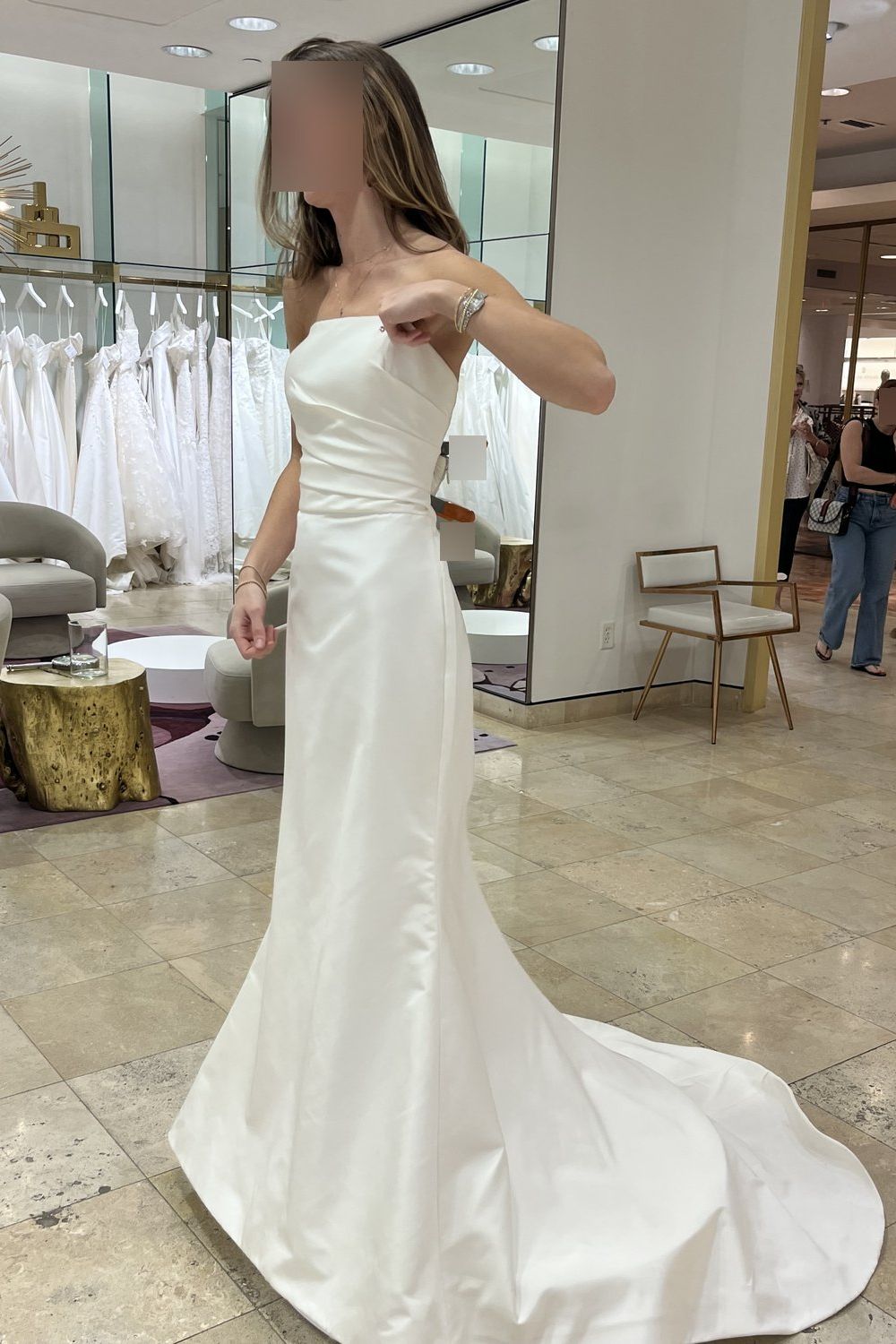 Sareh Nouri Blue Moon Dress with Veil and Jacket 5