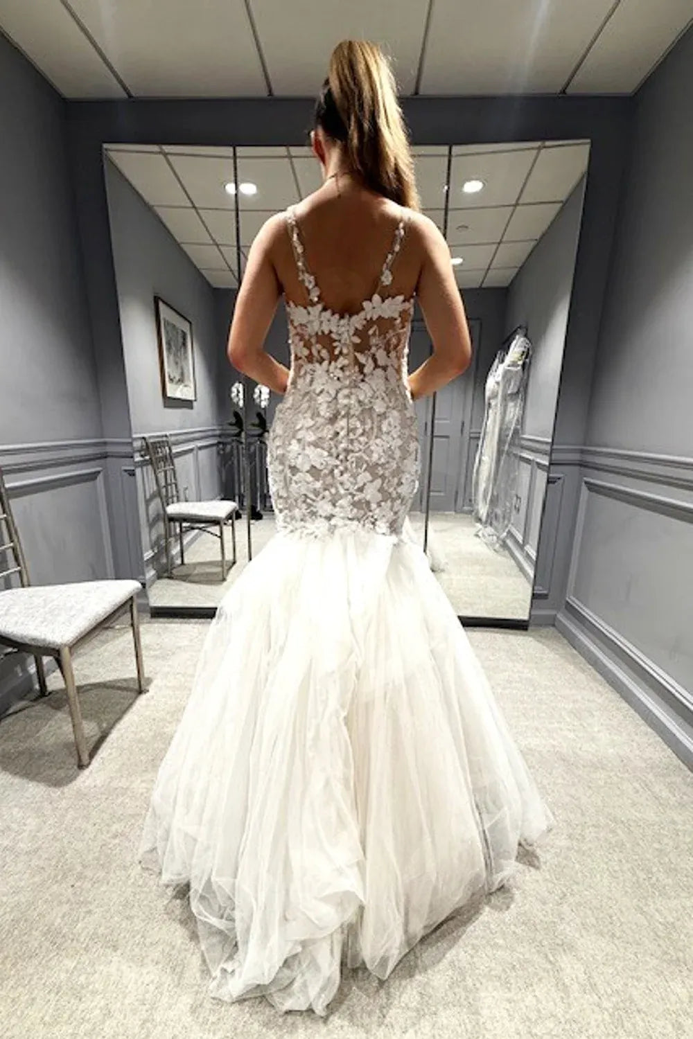 Allure Bridals Custom Fit and Flare with Veil 10