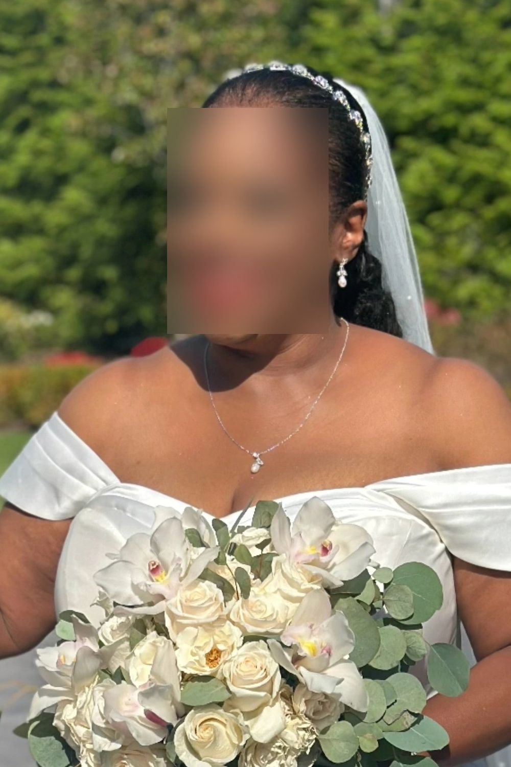 Martina Liana Silk Trumpet Wedding Dress with Tiered Tulle Skirt 6