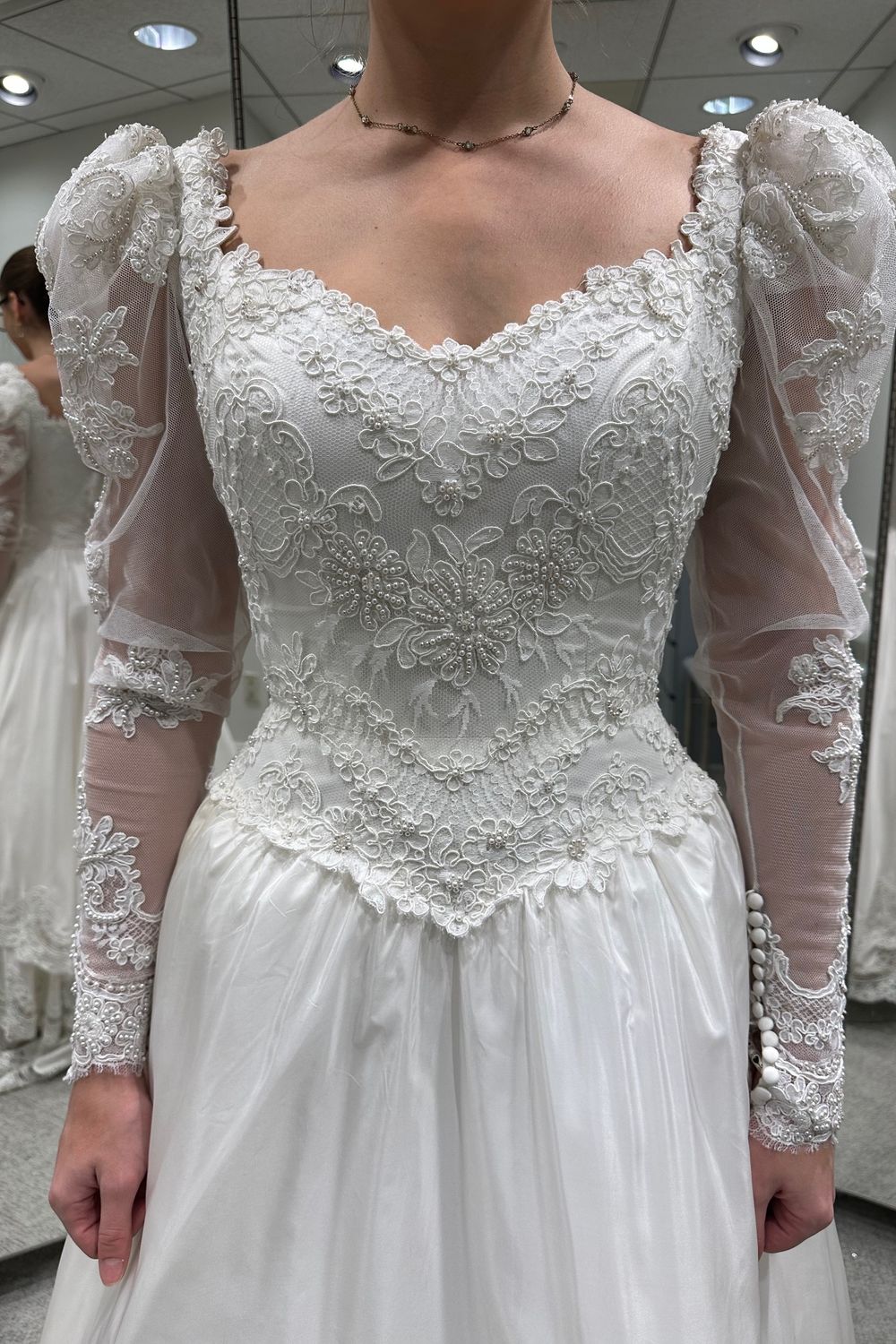 Ursula D Vintage Custom Dress with Veil 3