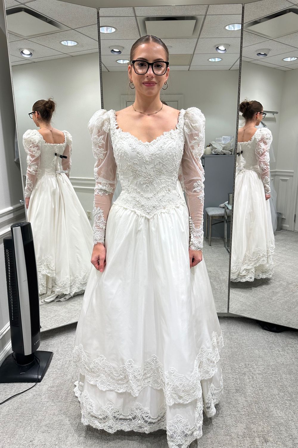 Ursula D Vintage Custom Dress with Veil 1