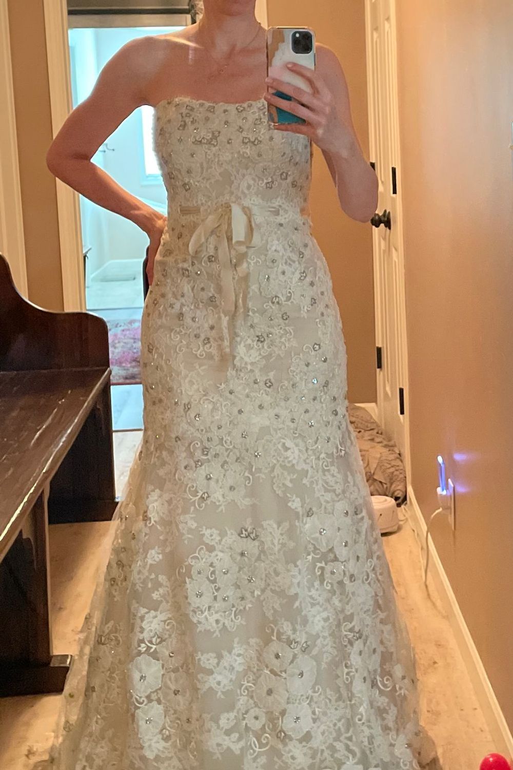 Monique Lhuillier Monique Lhuillier Mermaid Dress 3