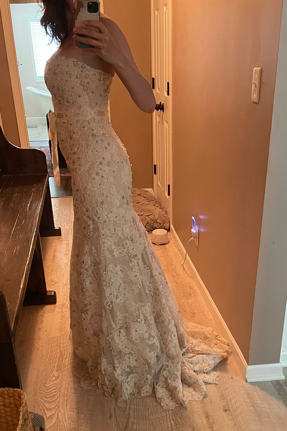 Monique Lhuillier Monique Lhuillier Mermaid Dress 7