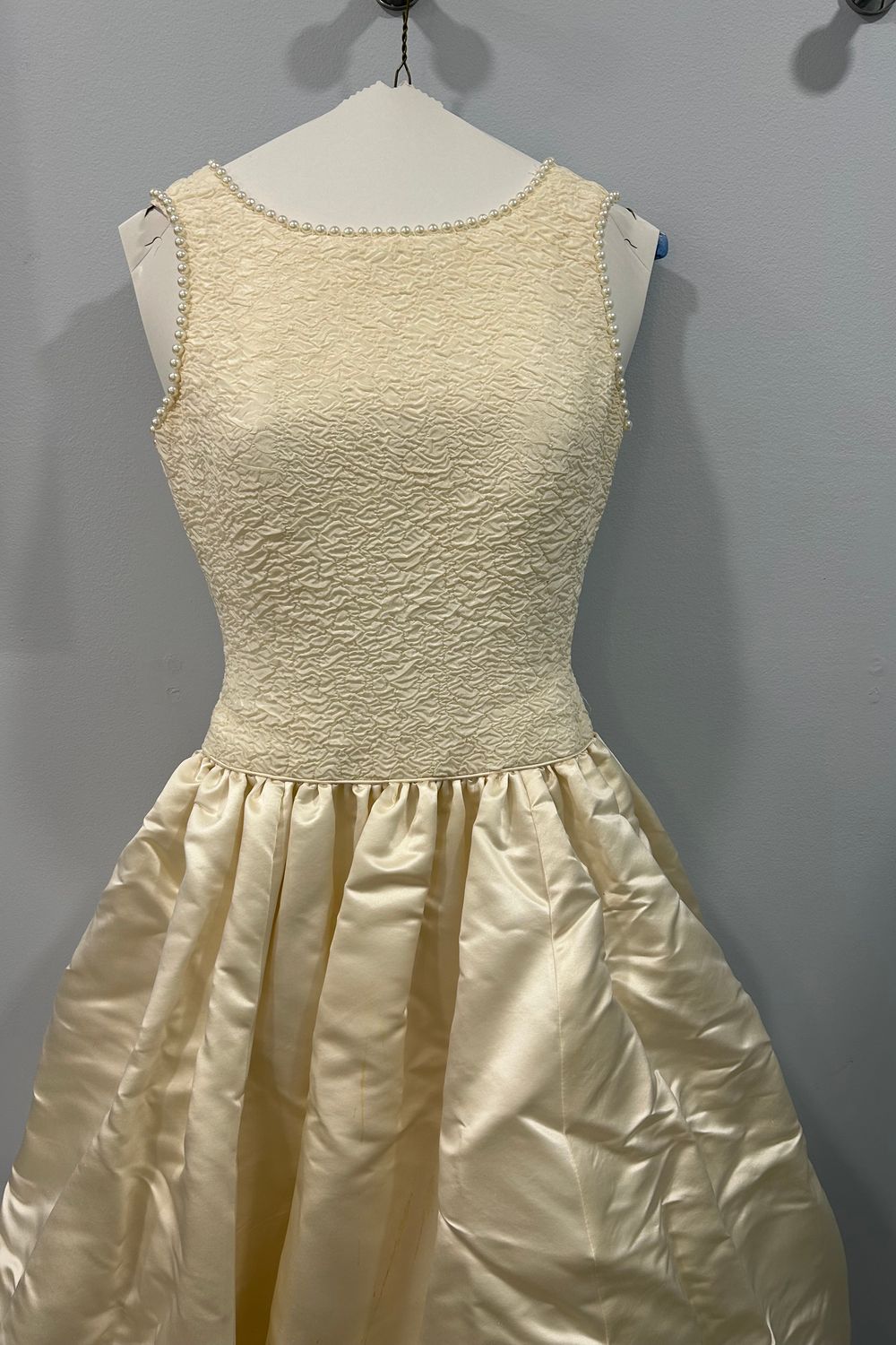 Amsale Pearled bodice 0