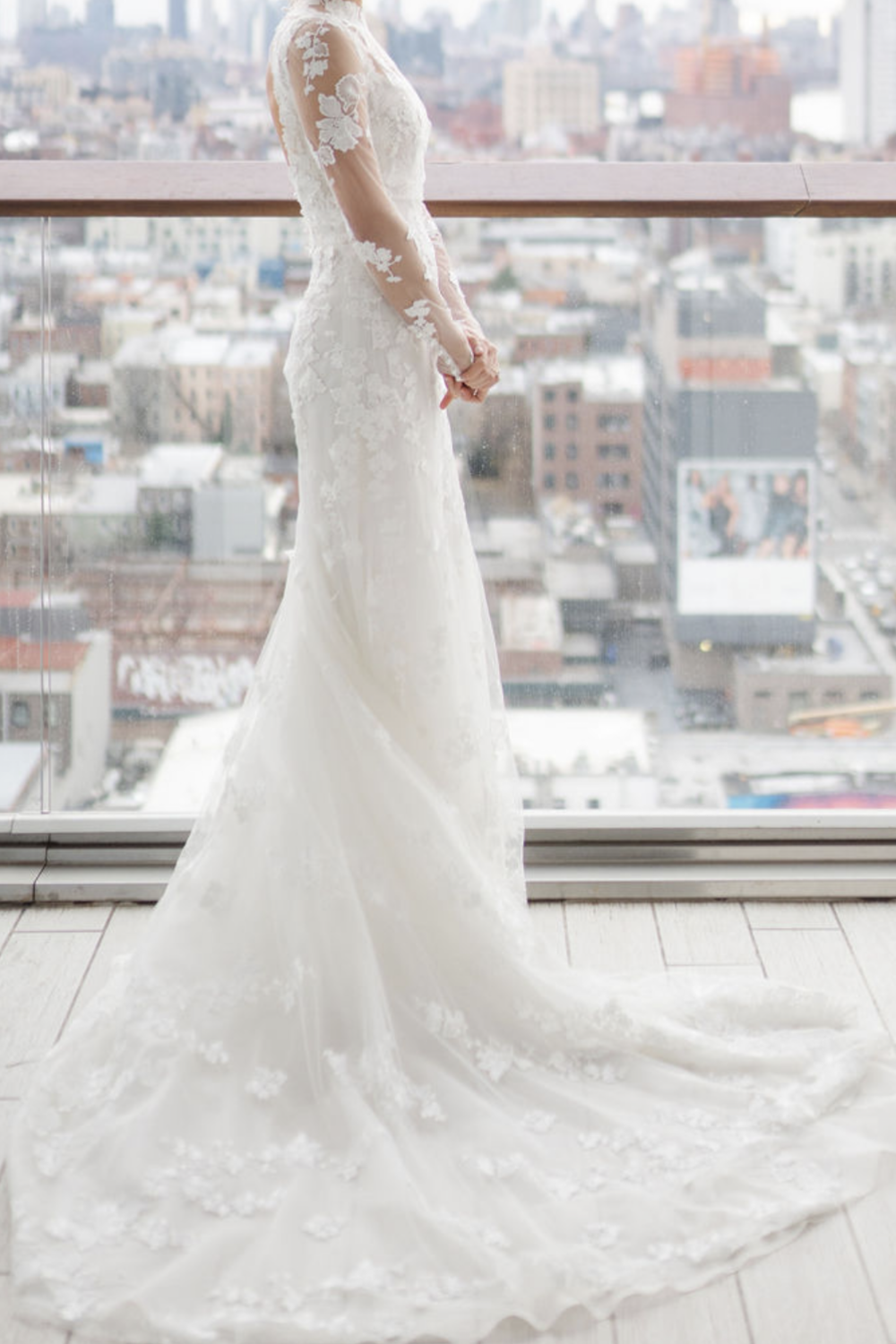 Monique Lhuillier Monique Lhuillier 'Mae' Gown – Custom Altered 4
