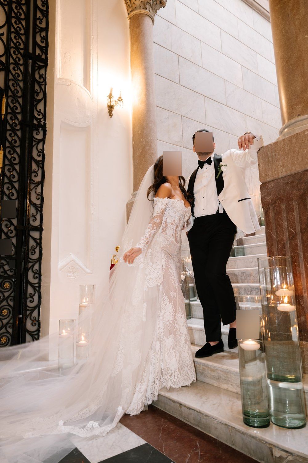 Berta PRIVÉE 25-P109 with Overskirt and Veil 5