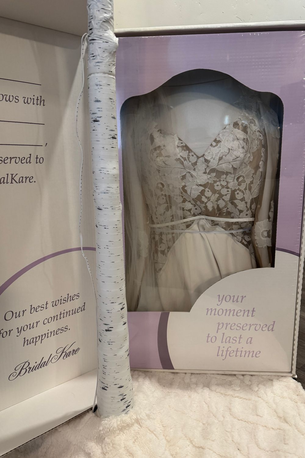 Hayley Paige Champagne with white lace 3