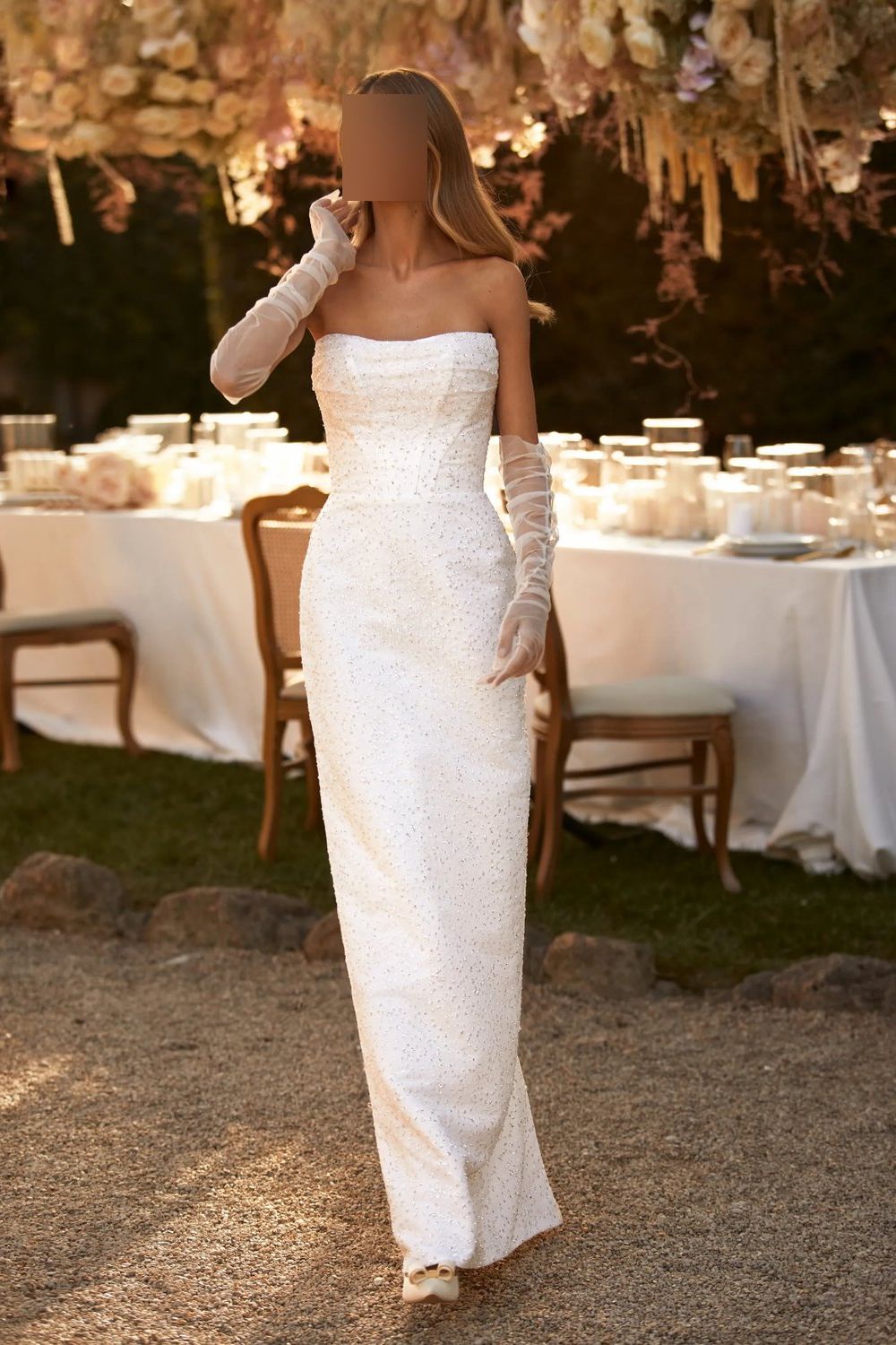 Milla Nova Ursel with Gloves and Veil 0