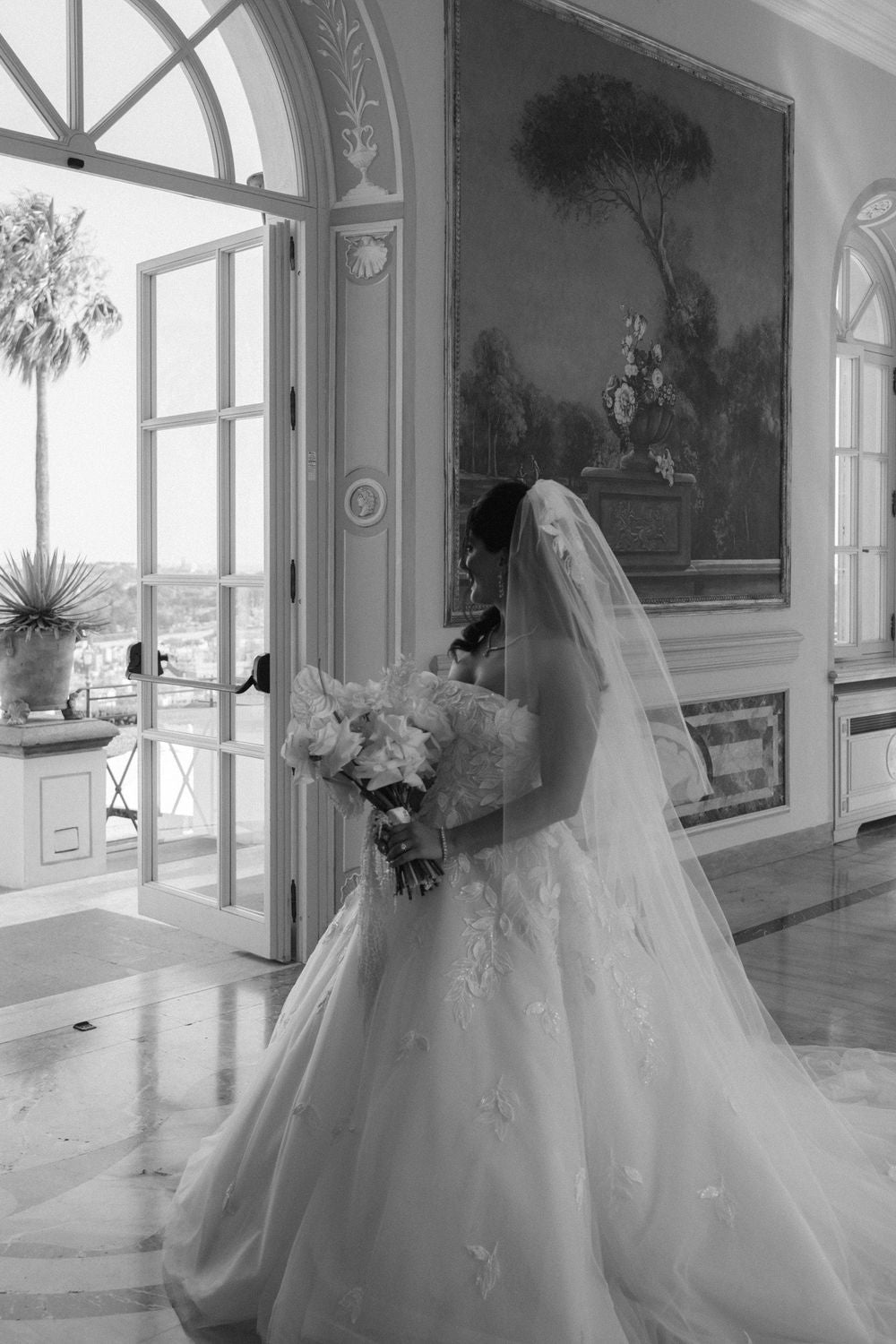 Elie Saab Look 5 2023 w/ Veil 6